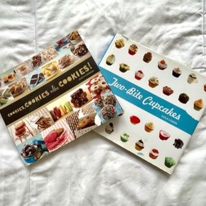 Two Cookbooks / Baking ~ Two - Bite Cupcakes / Cookies, Cookies, & More Cookies